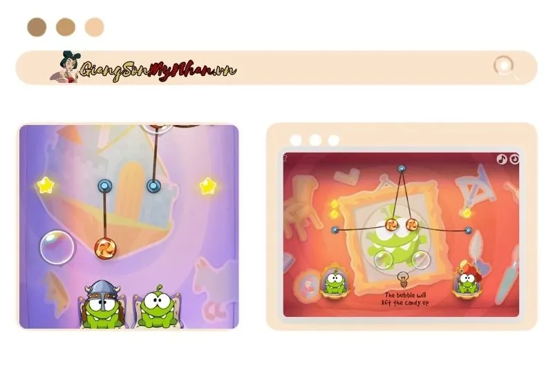 Đồ họa và âm thanh trong Cut the Rope