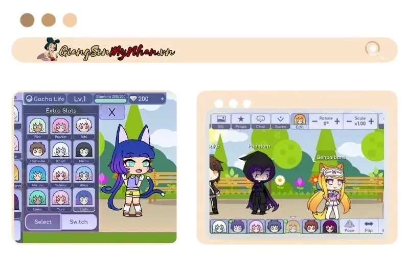 Những mẹo và thủ thuật để chơi Gacha Life hiệu quả