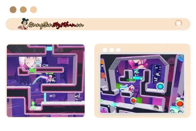 Các chế độ chơi trong Neon Runners: Craft & Dash