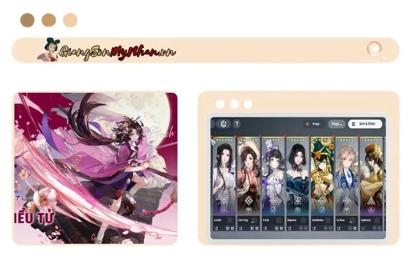 Hệ thống nhân vật và nguyên tố trong Tiếng Vọng Tro Tàn