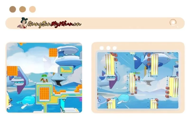 Lối chơi và cách điều khiển trong Neon Runners: Craft & Dash