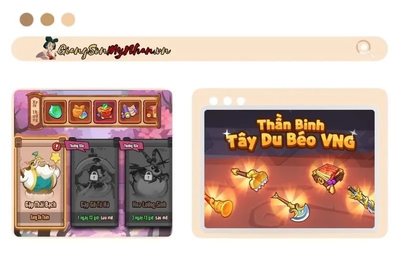 Những tính năng đặc sắc trong Tây Du Béo VNG