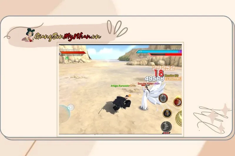 Cốt truyện trong game so với anime BLEACH gốc