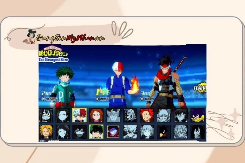 Hệ thống nhân vật và cách nâng cấp trong game