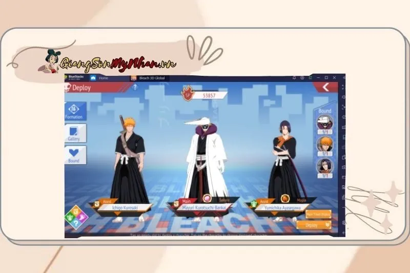 Hệ thống nhân vật và kỹ năng trong Bleach Mobile 3D