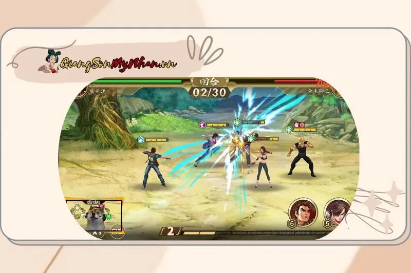 Rút thẻ nhân vật và xây dựng đội hình mạnh